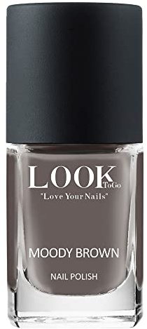 Look To Go • veganer Nagellack • MOODY BROWN • NP 024 • 21-free & PETA approved • Made in Germany • 12ml