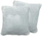 2er Pack Kuschelkissen Premium Cashmere Feeling Kissen 50x50 cm Flauschiges Sofakissen (Silber)