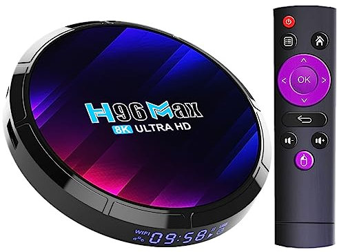 Sofobod H96MAX Ultra TV Box Android 13.0 4GB RAM 32GB ROM, H.265 Decoding, HDIM 2.0, HD 4K 3D, USB3.0, Dual WiFi 2.4G/5G BT5.0 TV Box : H96Max Ultra-4C