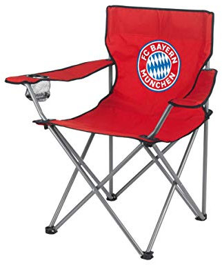 FCB Bayern München Campingstuhl Stuhl (one Size, rot)
