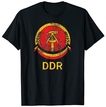 DDR Staatswappen I Hammer Zirkel Ährenkranz Ostdeutschland T-Shirt
