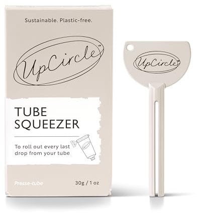 UpCircle Tube Squeezer Key - 100% sans plastique + métal Le moyen idéal d’obtenir jusqu’à la dernière goutte - Accessoire de salle de bain durable