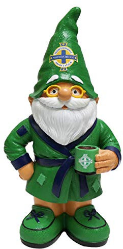 Forever Collectibles UK FOCO FOCO Nordirland IFA Fußball Weltmeisterschaft Europäischer Bademantel Gartenzwerg Ornament Indoor/Outdoor
