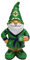 Forever Collectibles UK FOCO FOCO Nordirland IFA Fußball Weltmeisterschaft Europäischer Bademantel Gartenzwerg Ornament Indoor/Outdoor