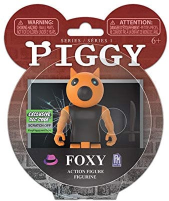 PIGGY Foxy Series 1 Actionfigur, 8,9 cm, inkl. DLC-Artikel