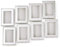 FASHEWELRY 60 cajas de regalo plateadas de 3.5 x 2.6 pulgadas, pequeñas cajas de cartón con lazo para joyas, pulseras, estuche de regalo