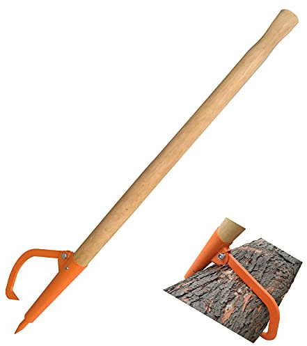 Peavey Cant Hook – 124.5 cm Log Peavy – Herramienta retráctil de apertura de 16 pulgadas