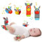 4 Stücke Baby Rasseln Spielzeug Handgelenk und Socken Rasseln Plüschtier für Säuglinge Entwicklungs Spielzeug Armband Foot Finder Socken Mehrfarbige Hand und Füße Rasseln Geschenk für Neugeborene (A)