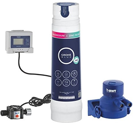 GROHE Blue Filtro Magnesio + Zinco Starter Kitcapacità media 400 l con durezza acqua fino a 17°dGH o 1 anno di utilizzocompatibile con GROHE Blue Home, Professional, Pure e Red40875000