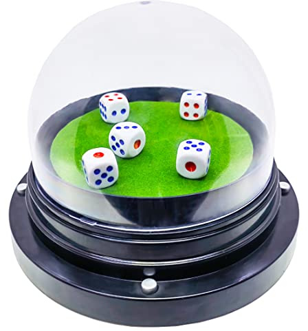 Gikfun Automatic Dice Roller Cup with Dices for Adults Party Table Games EK1981