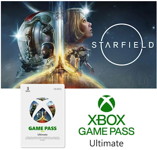 Abonnement Xbox Game Pass Ultimate | 3 Mois | Starfield est inclus dans l'abonnement Standard | Xbox & Win 10 PC - Code jeu à télécharger