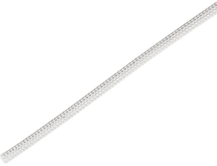 DMiotech 1pcs 33Ft-1mm Blanc Silicone Fibre Verre Haute Température Gaine Isolation Tube pour Fil Protection