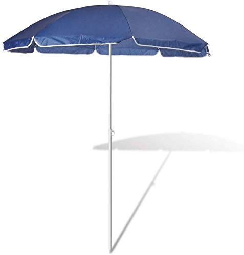 AZQUZVZI 180 cm Strandschirm, Farbe Blau