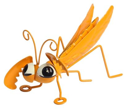 Eisen-Heuschrecken-Dekorationen, Modell, Outdoor-Statue, Gartendekoration, Metall, Garten, Metall, Ornament, Eisen-Heuschrecken-Display