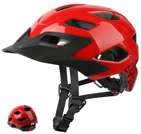 Kids Bike Helmet 48-57cm, Multi-Sport Boys Girls Helmet for Kids 3-8-12