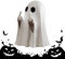 Norhogo Einzigartige Halloween handgemachte Statue, Cute Geist Statue, Mittelfinger-Geist Figuren, für Halloween-Statuen und gruselige Innen- und Außendekorationen Mittelfinger Geist - 6 * 8.5 cm