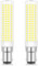 XIMNCHNI B15D LED Lampe 10W Ersetzt für Osram Halolux Ceram 100W,Kaltweiss 6000K B15D LED Glühbirnen 1200LM für Schlafzimmer Wohnzimmer, AC 100-265V, Nicht Dimmbar,2 Stück