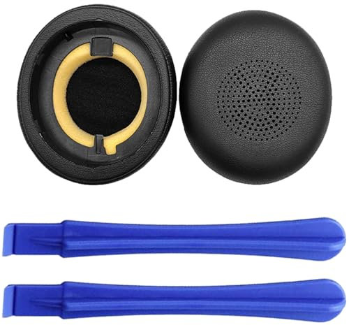 Ersatz Ohrpolster Für Kopfhörer Von Jabra Evolve2 65/Evolve 65/Evolve2 40/Elite 45h, Weiches Proteinleder Zubehör, Rsatz Ohrpolster Für Jabra Evolve2 65 (65MS 65UC USB)/Evolve2 40 (40UC 40MS USB)