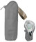Borsa Isotermica per Biberon, Borsa Termica Biberon, Thermos Portabiberon, Borsa Termica per Biberon Con Strato Isolante, Borsa per Biberon da Viaggio Portatile per Conservare Biberon, grigio