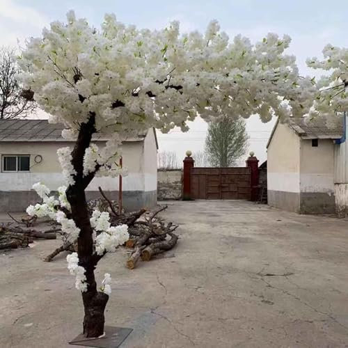 ELIKBH Arbres de Fleurs de Cerisier artificiels Japonais, Arbre à Souhaits, Cerisier Plante Artificielle, Cerisier Japonais Artificiel Plante Artificielle Exterieur pour Intérieur Extérieur(Extended)