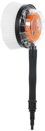 Weytoll Rotating Wash Brush, High Pressure Washer Accessories, Universal Quick Connector, Car Home Office Deck Decking Cleaning Tool