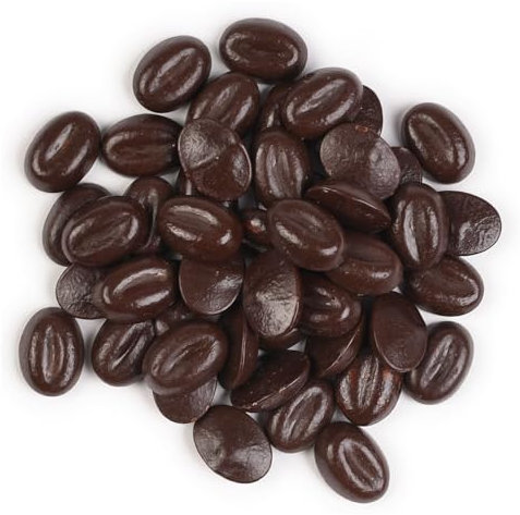 Valrhona - Cioccolato fondente profumato al caffè, modellato in chicco di caffè - 1 kg
