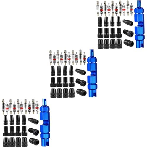 ibasenice 3 Sets Bike Repair Tool Wheel Stem Core Bike Stem Kit and Valve Tool for Tyre Valve Removal