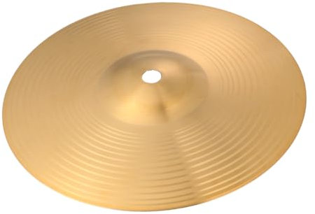 VINTORKY Piatto in Ottone 8 Pollici per Batteria Piatto Crash Ride Hi-Hat Charleston per Musicisti Principianti