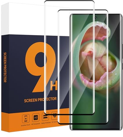 Carantee 2 Pack Verre Trempé pour Honor 70 5G, Couverture 3D intégrale protection écran, 0,33mm Tactile sensible, sans bulles, Dureté 9H résistante aux rayures, HD définition Honor 70 Vitre protection