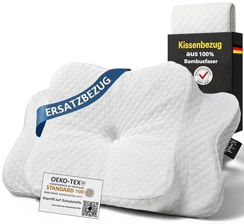 OrthoKomfort® Premium Kissenbezug – Bambusfaser, ultraweich & atmungsaktiv – Nachhaltig & Oeko-TEX® Zertifiziert