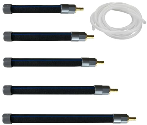 XRMXF Koi Teich Diffuseur d'oxygène, système de ventilation, barre de ventilation nano-bulle auto-coulante, faible bruit et anti-obstruction, bâton d'oxygène haute performance pour aquarium (25 cm)