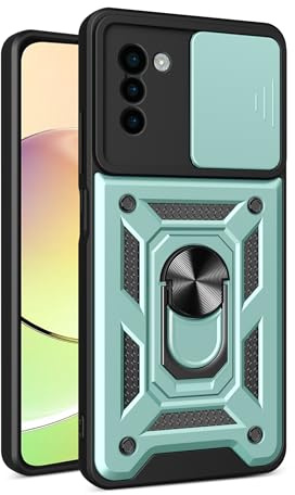 JayModCase Hülle für Nokia G11 / G21 Handyhülle Slide Kameraschieber Case Drehbarer Ringhalter Militärische Rüstung Stoßfest Kratzfeste Schutzhülle Handy Hüllen Nokia G21 - Dunkelgrün