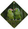 Two Parrots On Green Palm Tree Printing 10 Pieces Air Freshener Car Hanging Cards Air Freshener Sheets With Rope For Cars Home