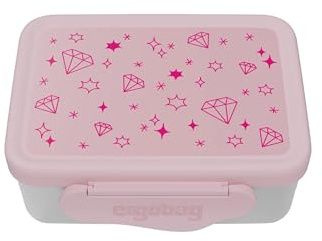 ergobag Portamerenda in acciaio inox Glittery - Pink