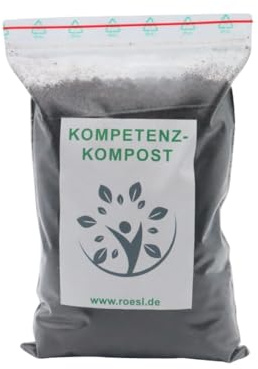 RÖSL: Kompetenz-Kompost 1L - Spezialkompost zur Beimpfung von Saatgut und Wurzeln von Pflanzen aller Art- Mikrobieller Bodenaktivator mit nützlichen Bakterien & Pilzen
