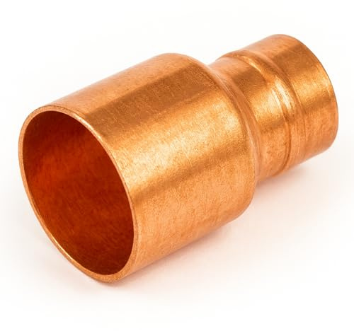Westco 35mm x 22mm Copper Fitting Reducer - SR6 Solder Ring for Plumbing | Solder Ring SR6 Reducer | 35mm x 22mm Copper Fitting for Copper Plumbing