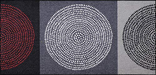 Salonloewe Fußmatte Nestor grau Größe 75x150 cm