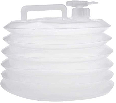 Tubayia - Cubo de agua plegable de 10 L con grifo para camping, picnic, barbacoa, pesca, etc.