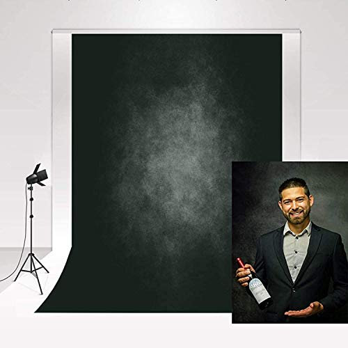 Kate Toile de Fond Noir 2x3m Studio Fond Photo Pliable Gris Fond Photo Enfant Portable Accessoire Photographie Tournage Publicitaire Magazine Studio Photo Toile de Fond Mariage
