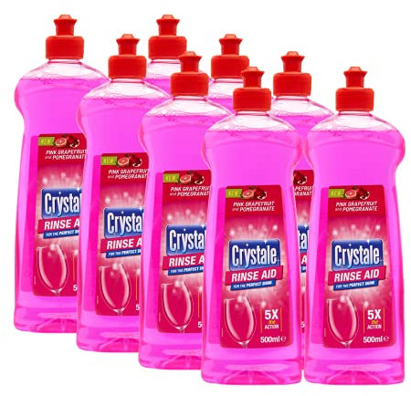 Crystale Dishwasher Rinse Aid - Pink Grapefruit and Pomegranate