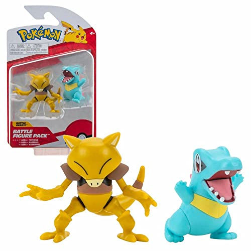 Battle Figuren | Pokemon | Action Figur | Spiel-Figur zum Sammeln, Spielfigur:Abra & Karnimani
