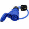 13A to 16A Fly Lead Converter UK Plug to CEE Socket Coupler 230V 500mm Arctic - Camping EHU Adaptor