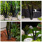 2 x extra große Tequila-Skulptur, rustikal, Metall-Agave, Heimdekoration, rustikal, handbemalt, Agave, Gartenornamente, Outdoor-Dekoration, Figuren, Haus, Hof, Dekoration, Rasen-Ornamente