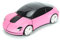 Annadue Souris de Voiture de Sport, Souris D'Ordinateur sans Fil Optique en Forme de Voiture de Course avec Récepteur USB, Souris de Jeu Ergonomique pour Ordinateur de Bureau, Ordinateur (Rose)