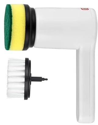 Elektrische Reinigungsbürste mit 3 Gängen, elektrischer Spin Scrubber, wiederaufladbare Reinigungswerkzeuge, kabellose Multifunktionsbürste mit verlängertem Griff, elektrisches(#1)