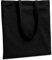 Carrywell Nicht in China hergestellt; robuste, wiederverwendbare Einkaufstaschen, Einkaufstasche aus Stoff, Schwarz, 5 Bags, Economy-Tragetasche