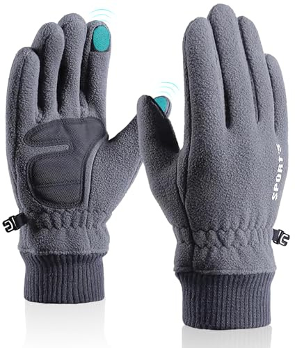 JTSONN Handschuhe Herren Winter Touchscreen Winterhandschuhe Damen Thermo Fahrradhandschuhe Warme Laufhandschuhe rutschfest Schüttelvlies Handschuhe Skihandschuhe Radsporthandschuhe
