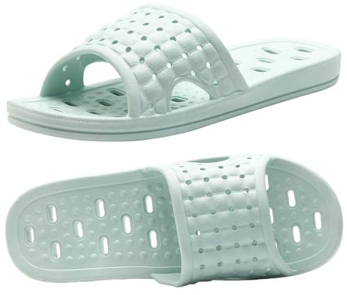 Czgcpyc Zapatillas de baño con Orificios de Drenaje, Zapatillas Antideslizantes de Secado rápido, Zapatillas de baño para el Hogar y el Dormitorio, Unisex