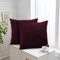 Aspire Homeware Burgundy Cushions with Covers Included 45 x 45 cm Set of 4 Pcs (2-Cushion Covers, 2-Inserts) with Invisible Zipper Pattern Cushion for Home Décor, Bedroom & Sofa (18x18 Inchs)