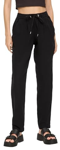 QS Damen Hose Regular: Hose aus Leinenmix